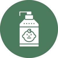 Shampoo Gradient Style Icon vector