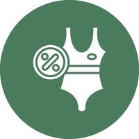 Swimsuit Sharp Edge Symbol vector
