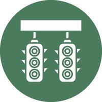 Traffic Lights Sleek Graphic Mark vector