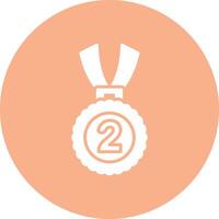 2nd Prize Crisp Flat Art vector
