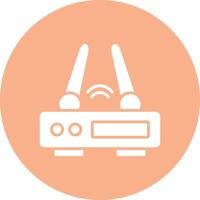 Access Point Rounded Line Illustration vector