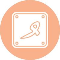 Arabic Language Stylized Tech Element vector