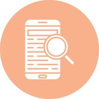 Mobile Search Interactive Display Symbol vector