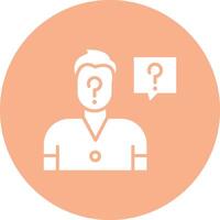 Question Mark Sleek Graphic Mark vector