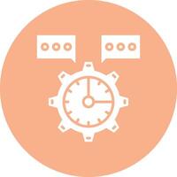 Project Management Gradient Style Icon vector