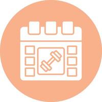Schedule Vibrant UI Element vector