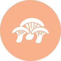 Mushroom Wireframe Illustration vector