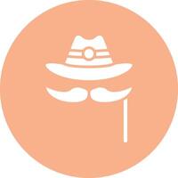 Moustache Responsive Icon Badge vector