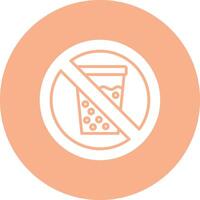No Soft Drink Minimalist Graphic vector