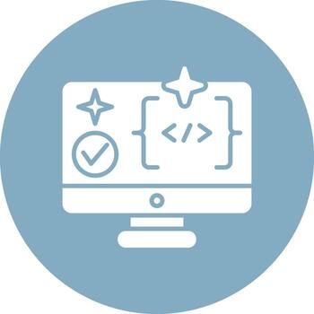 Clean Coding Simple Line Sketch vector