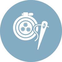 Cross Stitch Business Interface Asset vector