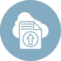 File Upload UI Concept Symbol vector