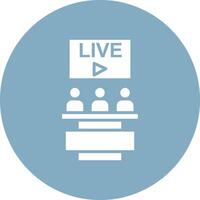 Live Streaming Contrast Art vector