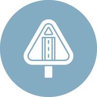 One Way Clean Grid Icon vector