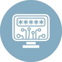 Password Soft Shadow Design vector