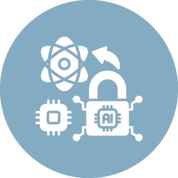 Security Bold Web Icon vector