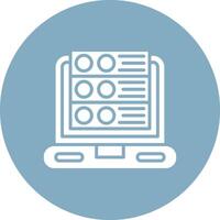 Server Control Digital Concept Icon vector