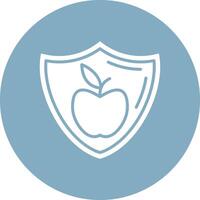 Shield Interactive Icon Badge vector