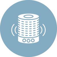 Smart Speaker Pixel Perfect Design vector