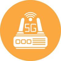 5g Bright Flat Element vector