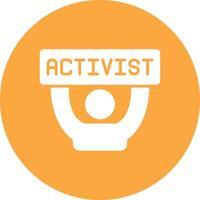 Activist Graphic Interface Asset vector