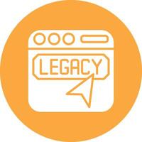 Legacy Dynamic Web Illustration vector