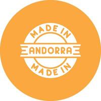 Made In Andorra Interface Sketch Art vector