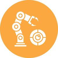 Robotic Arm Interactive UI Graphic vector