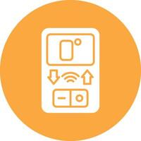 Thermostat Thin Line Design vector