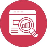 Analysis Responsive Icon Badge vector
