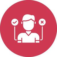 Decision Making Crisp Flat Art vector