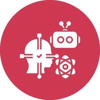 Facial Recognition Outlined App Visual vector