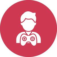 Gamer Simple Line Sketch vector