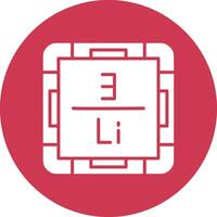 Lithium Responsive Icon Badge vector