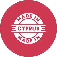 Made In Cyprus Color Accent Visual vector