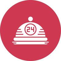 Room Service Abstract Web Element vector