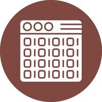 Binary Code Soft Color Illustration vector