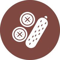 Cucumbers Minimal Concept Visual vector