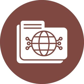 carpeta marco icono vector