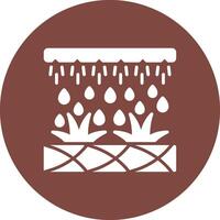 Irrigation Digital Concept Icon vector