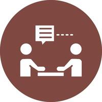 Meeting Functional Flat Style vector