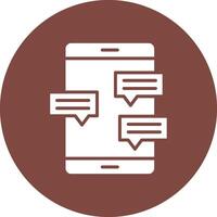 Mobile Message Web Interface Symbol vector