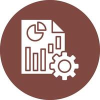 Reporting Responsive Icon Badge vector