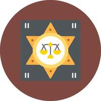 Sheriff Interactive UI Graphic vector