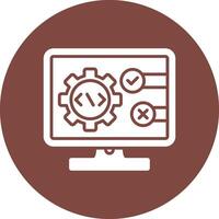Testing Interactive Icon Badge vector