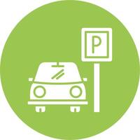 Car Parking Clean Web Element vector