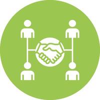 Collaboration Neon Graphic Style vector