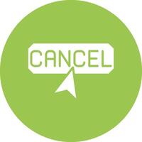 Cancel Lined Visual Concept vector