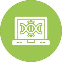 Dna Sleek Graphic Mark vector