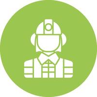 Firefighter Business Style Symbol vector